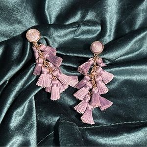Funky tassel dangle earrings